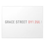 Grace street  Notepads