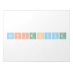 Refiective  Notepads