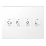 Carol  Notepads
