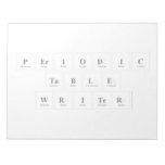 Periodic
 Table
 Writer  Notepads