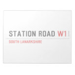 station road  Notepads
