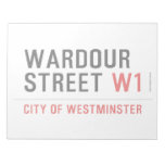 WARDOUR STREET  Notepads