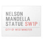 nelson mandella statue  Notepads