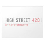 High Street  Notepads