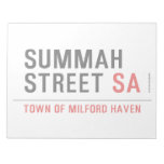 Summah Street  Notepads
