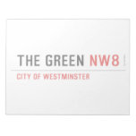 THE GREEN  Notepads