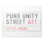 PuNX UNiTY Street  Notepads