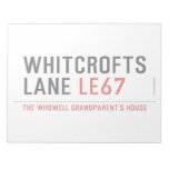 Whitcrofts Lane  Notepads