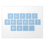 Happy
 Birthday
 René  Notepads
