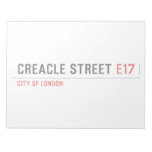 Creacle street  Notepads