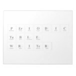 Periodic
 Table
 Writer  Notepads