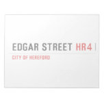 EDGAR STREET  Notepads