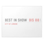 Best In Show   Notepads