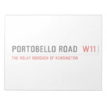 Portobello Road   Notepads