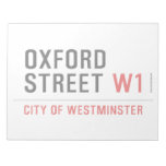 oxford street  Notepads