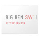 bIG BEN  Notepads