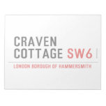 craven cottage  Notepads