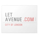 LET  AVENUE  Notepads