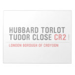 Hubbard Torlot Tudor Close  Notepads