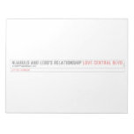 Njabulo and lebo's relationship  Notepads