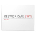 Keswick Cafe  Notepads