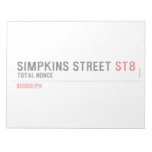 Simpkins Street  Notepads