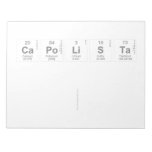 Capolista
 
   Notepads