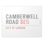 CAMBERWELL Road  Notepads