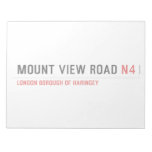 MOUNT VIEW ROAD  Notepads