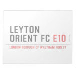 LEYTON ORIENT FC  Notepads