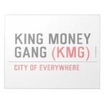 King Money Gang  Notepads