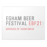 EGHAM BEER FESTIVAL  Notepads