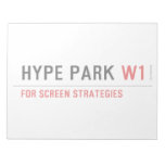 HyPE PARK  Notepads