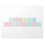 Consumer
 Chemistry  Notepads