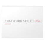 Stratford Street  Notepads