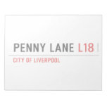 penny lane  Notepads