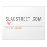 SLAGSTREET .com   Notepads