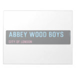 abbey wood boys   Notepads