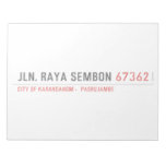 Jln. Raya sembon  Notepads