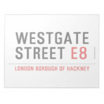 Westgate street  Notepads
