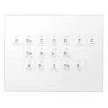 Periodic Table Writer  Notepads