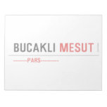 BUCAKLI  Notepads