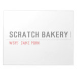 SCRATCH BAKERY  Notepads