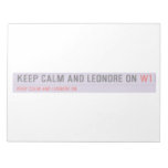 Keep Calm And Leondre On  Notepads