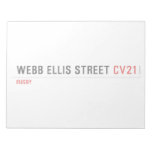 Webb Ellis Street  Notepads