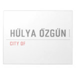 HÜLYA ÖZGÜN  Notepads