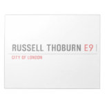 Russell Thoburn  Notepads