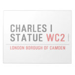 charles i statue  Notepads