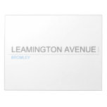 Leamington Avenue  Notepads
