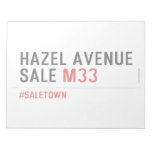 Hazel Avenue  Sale  Notepads